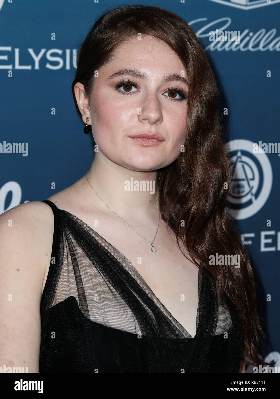 LOS ANGELES, Stati Uniti d'America - 05 gennaio: attrice Emma Kenney arriva all'arte di Elysium's 12th Annual Heaven gala tenutosi in un luogo privato il 5 gennaio 2019 a Los Angeles, California, Stati Uniti. (Foto di Xavier COLLIN/Image Press Agency) Credito: Image Press Agency/Alamy Live News Foto Stock