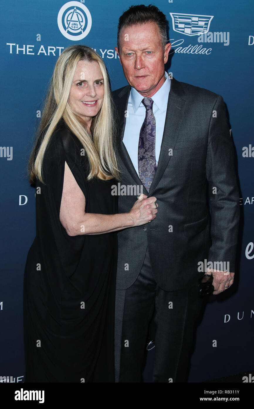 LOS ANGELES, Stati Uniti d'America - 05 gennaio: Barbara Patrick e il marito/attore Robert Patrick arrivano all'arte di Elysium's 12th Annual Heaven gala tenutosi in un luogo privato il 5 gennaio 2019 a Los Angeles, California, Stati Uniti. (Foto di Xavier COLLIN/Image Press Agency) Credito: Image Press Agency/Alamy Live News Foto Stock