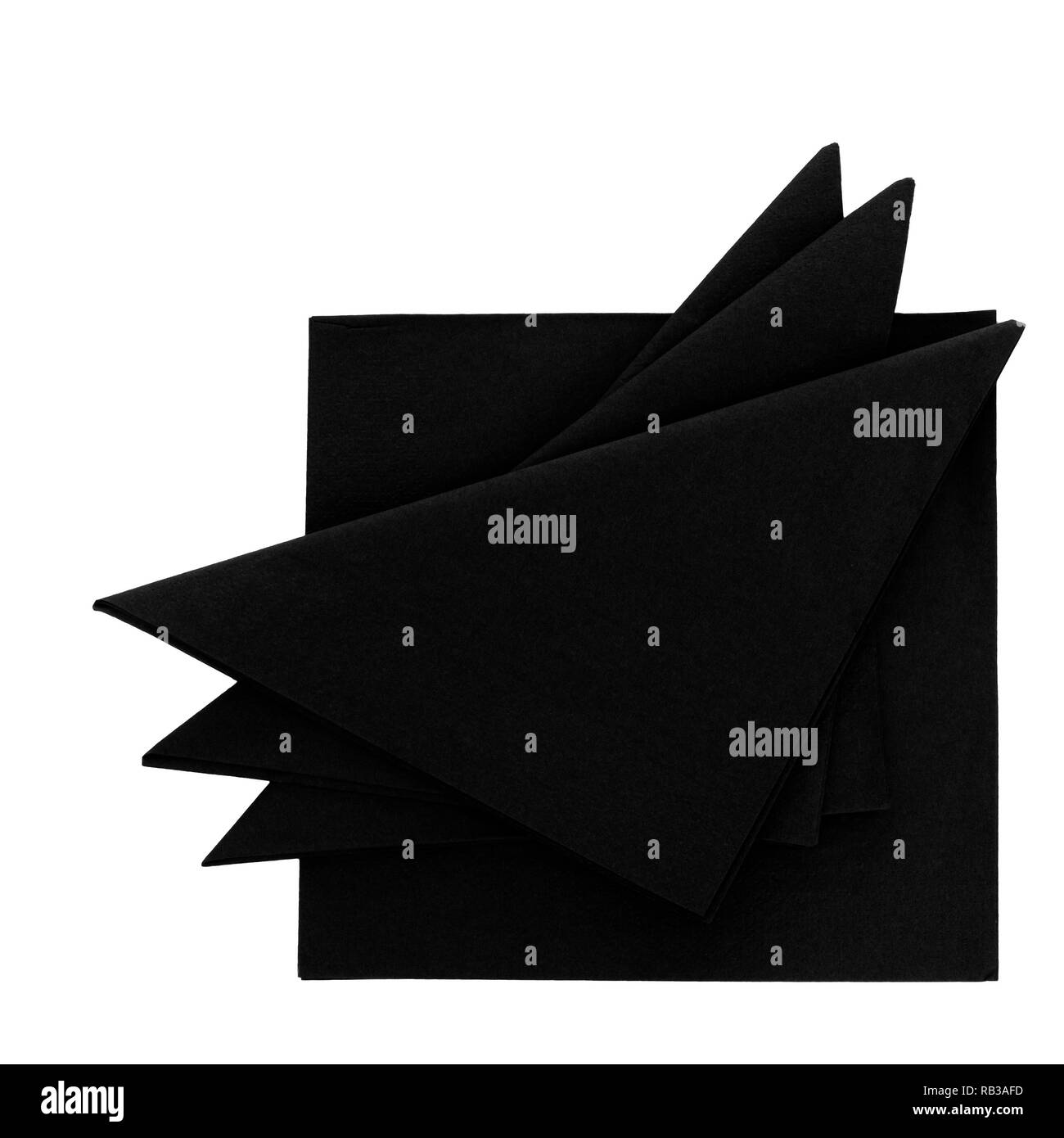Tovaglioli neri Foto e Immagini Stock in Bianco e Nero - Alamy
