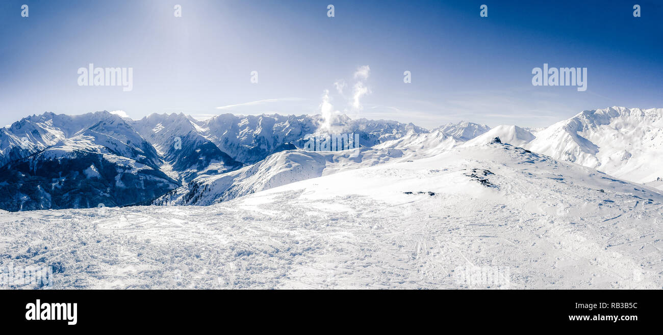 Königsleiten, Sci, inverno, Austria Foto Stock