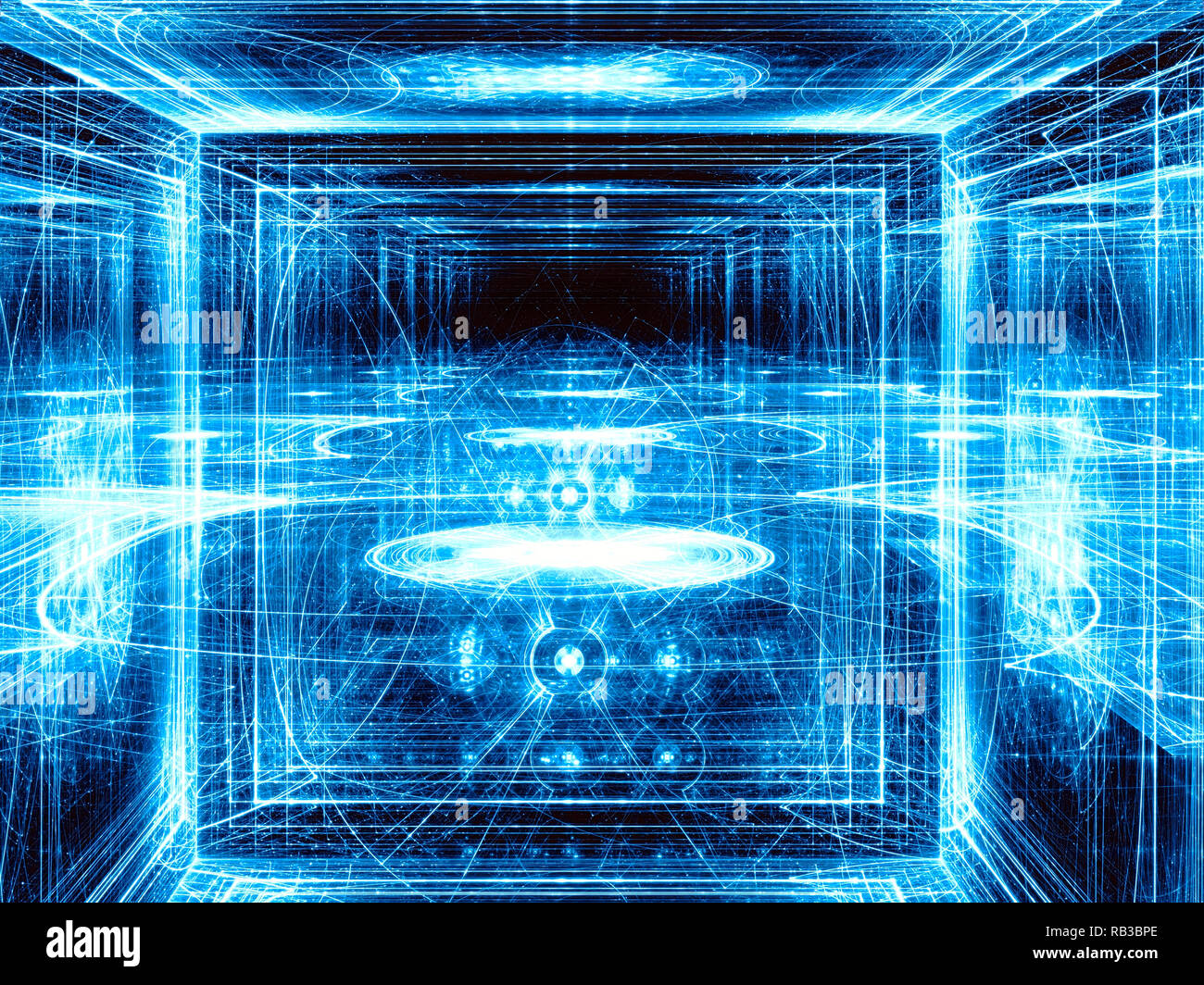 Portale con pareti incandescente - abstract generati digitalmente immagine Foto Stock Portale con pareti incandescente - abstract generati digitalmente immagine Foto Stock