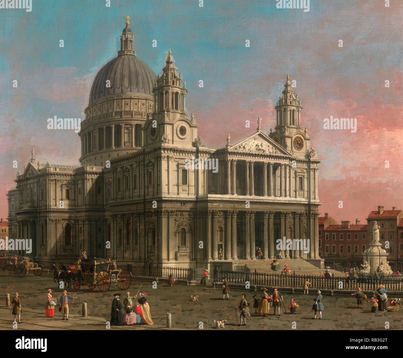 Cattedrale di San Paolo - il Canaletto, circa 1754 Foto Stock