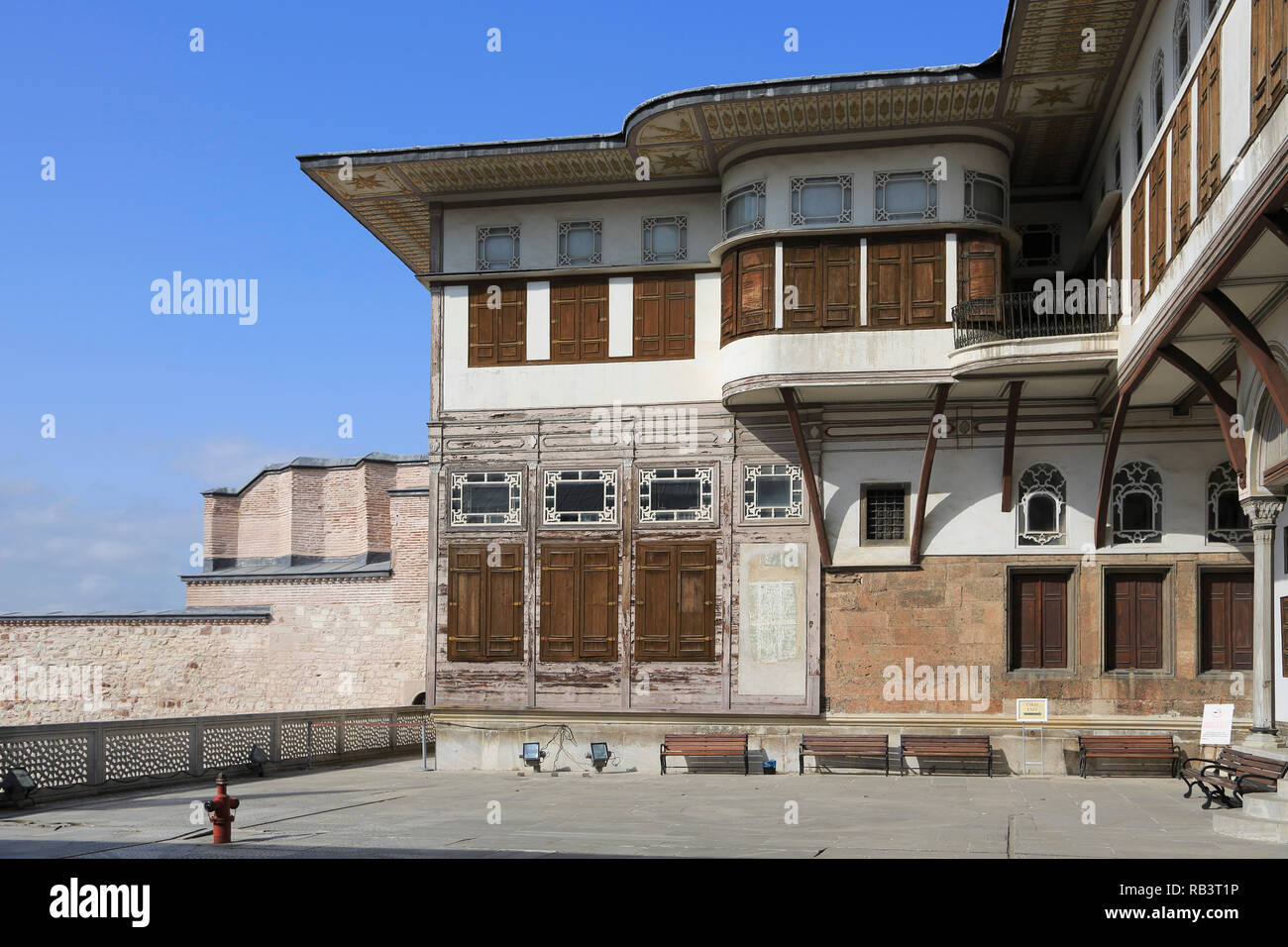 Gli appartamenti del Favorites (concubine), Mabeyn cortile, l'Harem, Il Palazzo di Topkapi, Sito Patrimonio Mondiale dell'UNESCO, Istanbul, Turchia, Europa Foto Stock