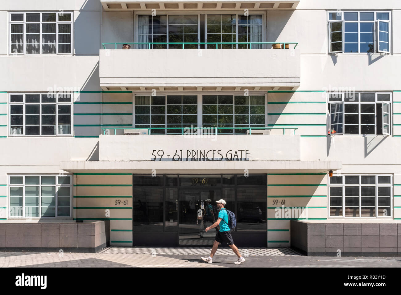 59-61 Prince's Gate, Exhibition Road, Kensington, London, Regno Unito Foto Stock