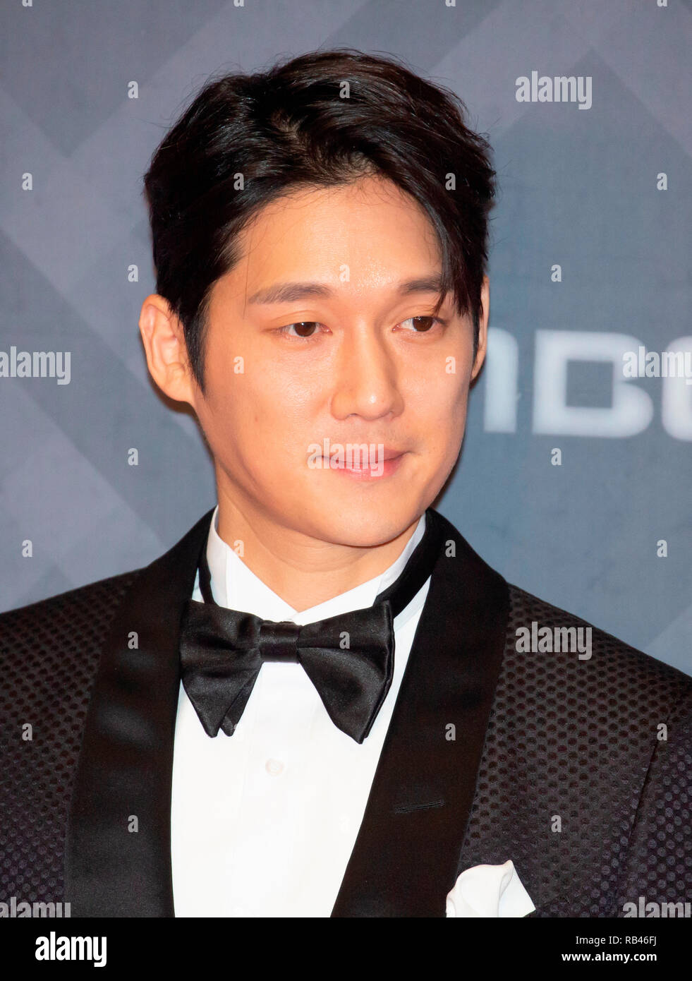Canzone Chang-Eui, Dec 30, 2018 : sud coreano Song attore Chang-Eui assiste un tappeto rosso evento del 2018 MBC Drama Awards a Seul, in Corea del Sud. Credito: Lee Jae-Won/AFLO/Alamy Live News Foto Stock