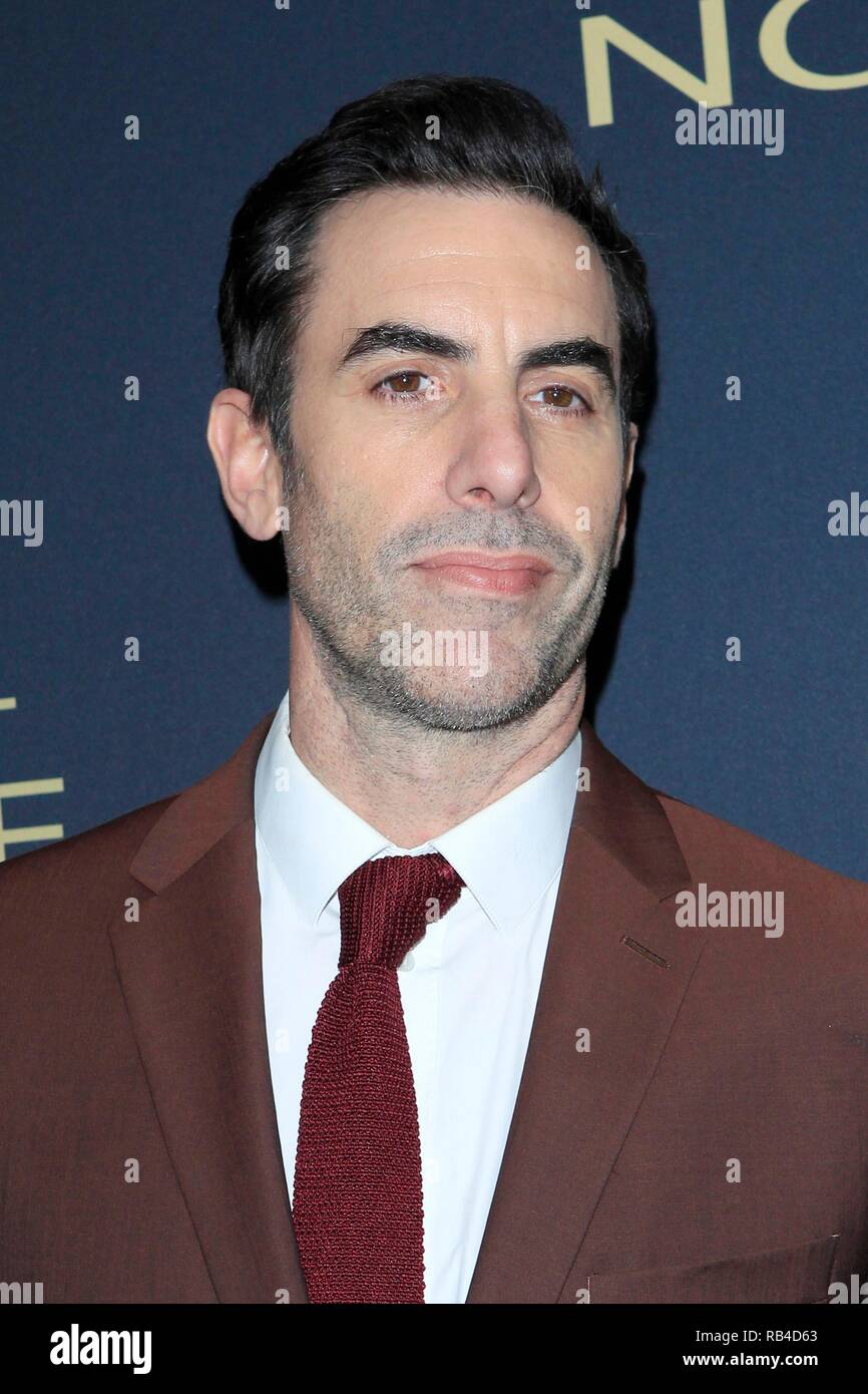 Los Angeles, CA, Stati Uniti d'America. Gen 5, 2019. Sacha Baron Cohen presso gli arrivi per SHOWTIME Golden Globe Nomination celebrazione, Sunset Tower Hotel di Los Angeles, CA, 5 gennaio 2019. Credito: Priscilla concedere/Everett raccolta/Alamy Live News Foto Stock