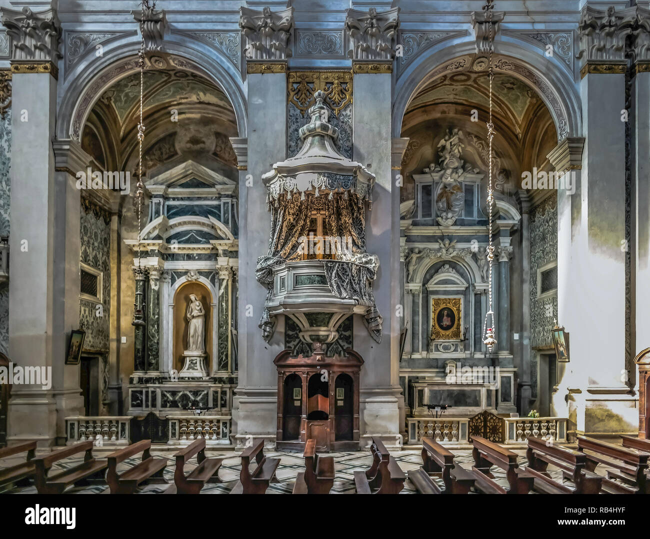 Venedig Chiesa dei Gesuiti di Santa Maria Assunta Foto Stock