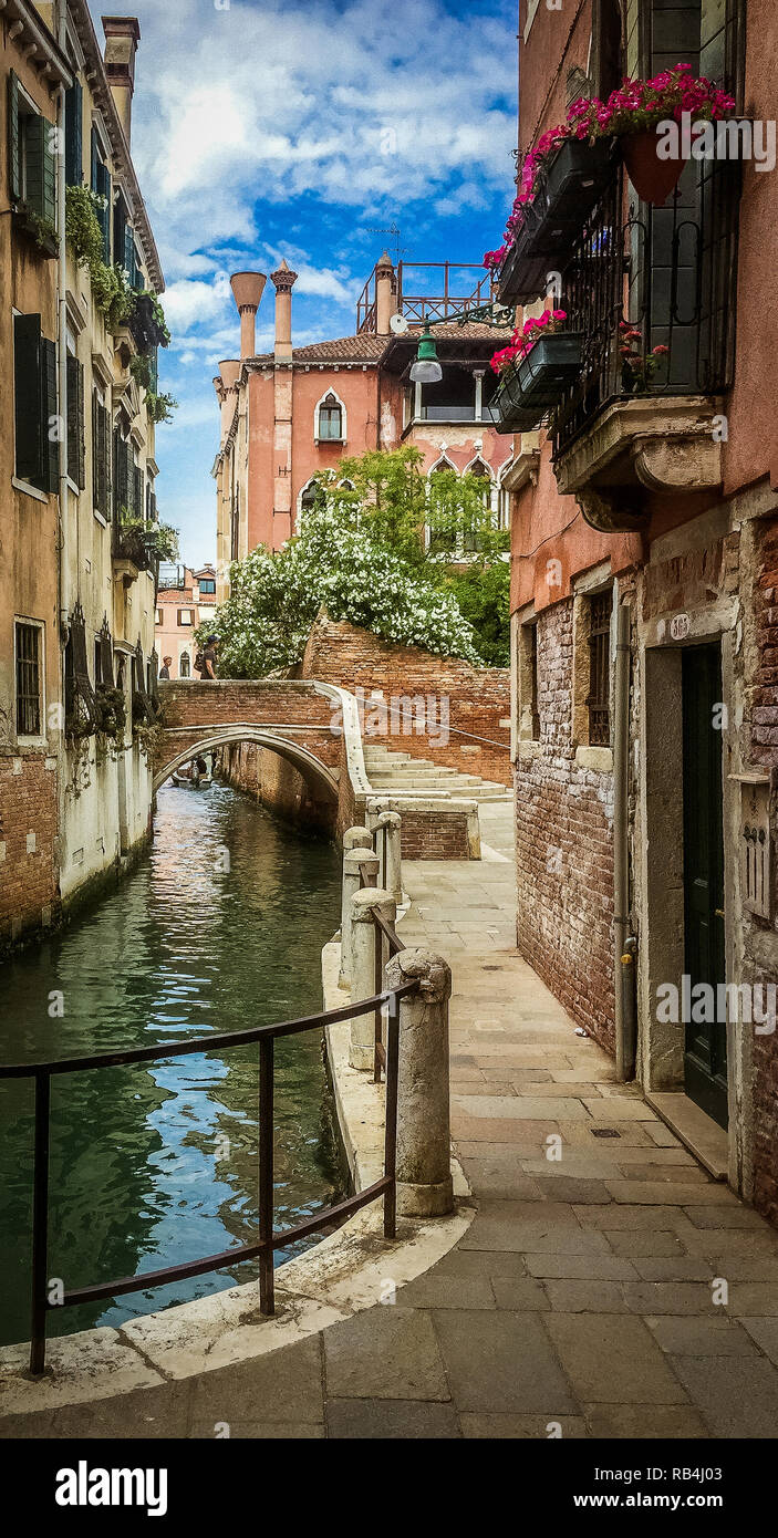 Venedig nahe Accademia Foto Stock