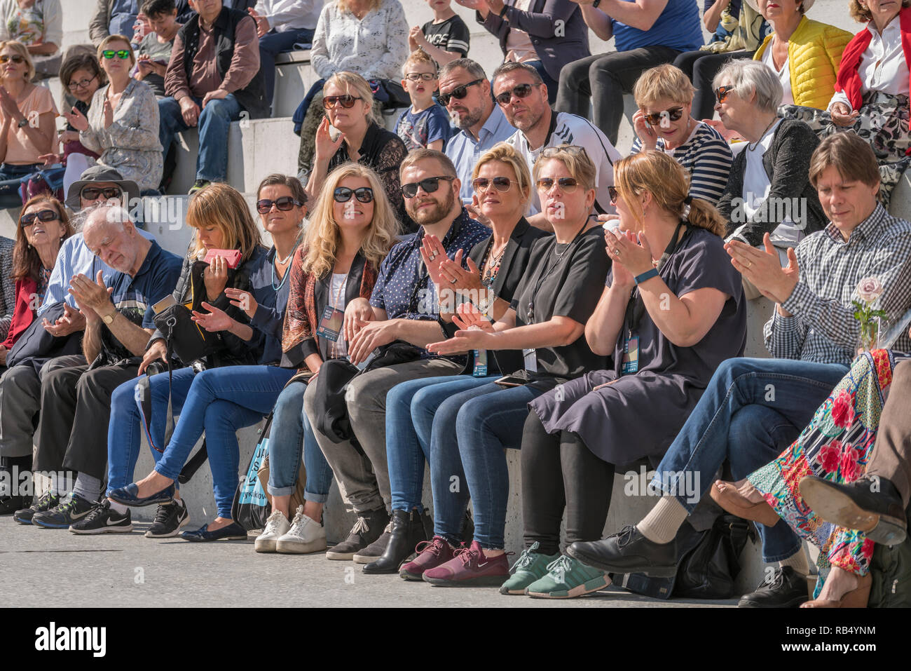 Summer Festival, giornata culturale, Reykjavik, Islanda Foto Stock