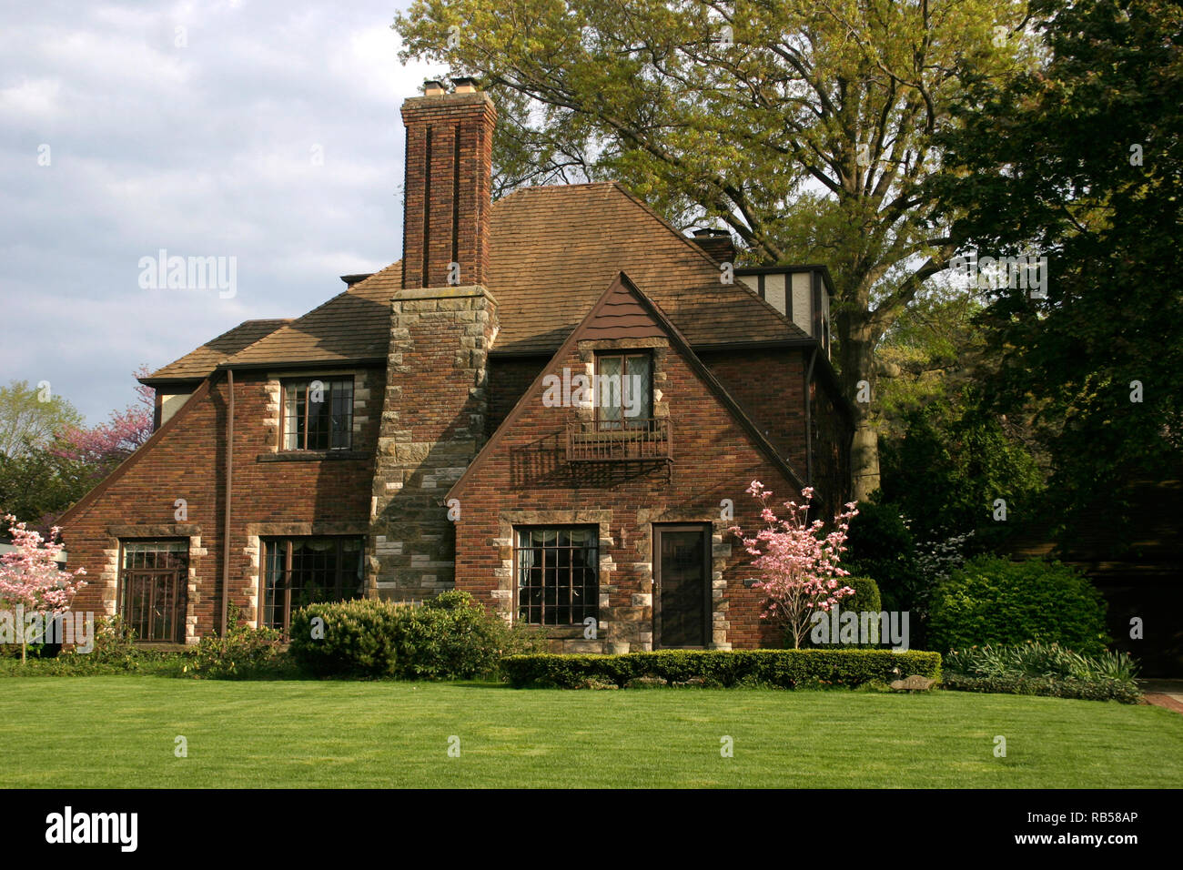 Belle case a Cleveland, Ohio, Stati Uniti Foto Stock