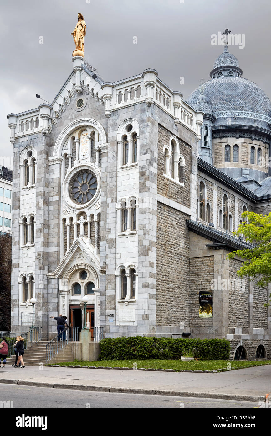 Chapelle Notre Dame de Lourdes a Montreal, Quebec, Canada. Editoriale. Foto Stock