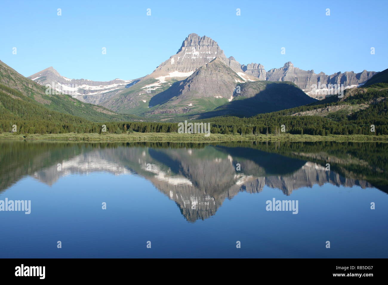 Il Parco Nazionale di Glacier Foto Stock