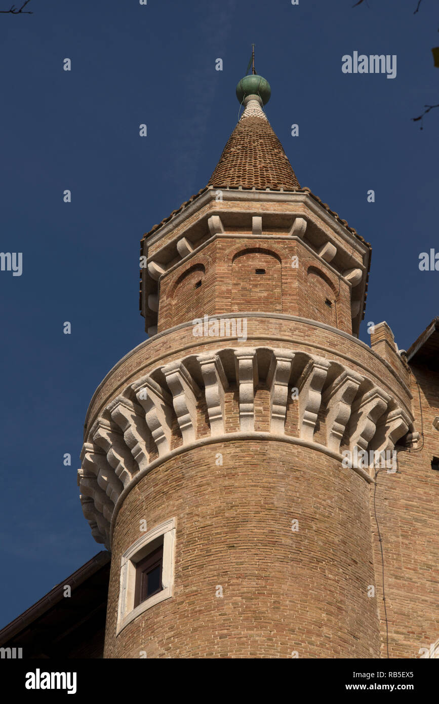 Urbino,Palazzo Ducale, il Palazzo Ducale di Urbino, Marche, Italia Foto Stock