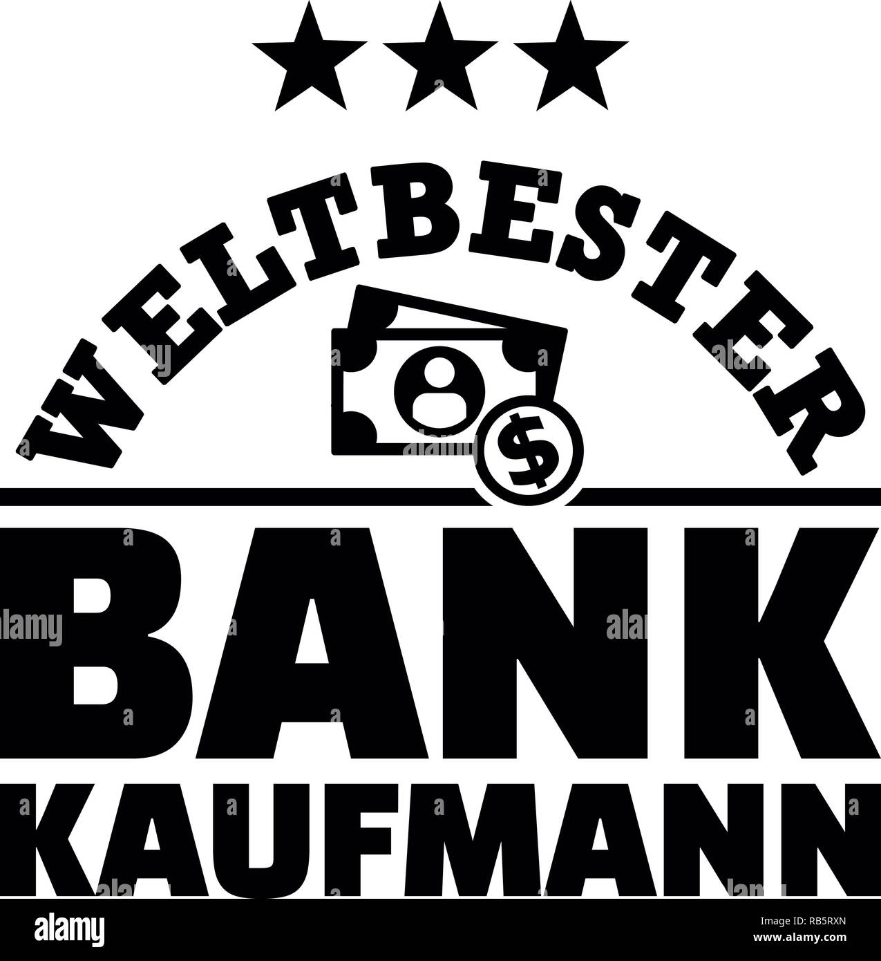 Migliore dei mondi banchiere maschio o impiegato di banca con denaro tedesco Foto Stock