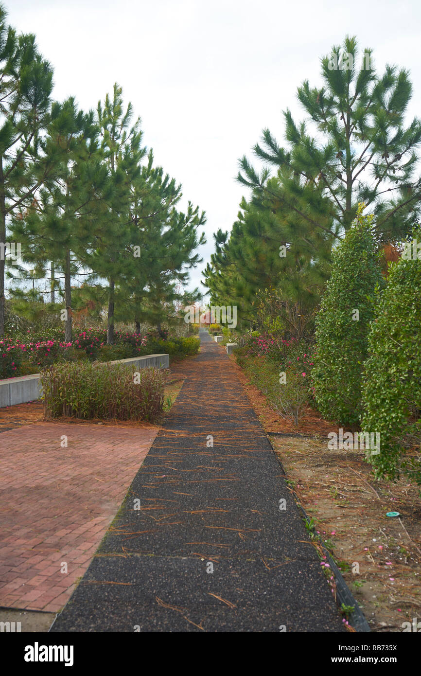 Crescent Park percorso, New Orleans. Foto Stock