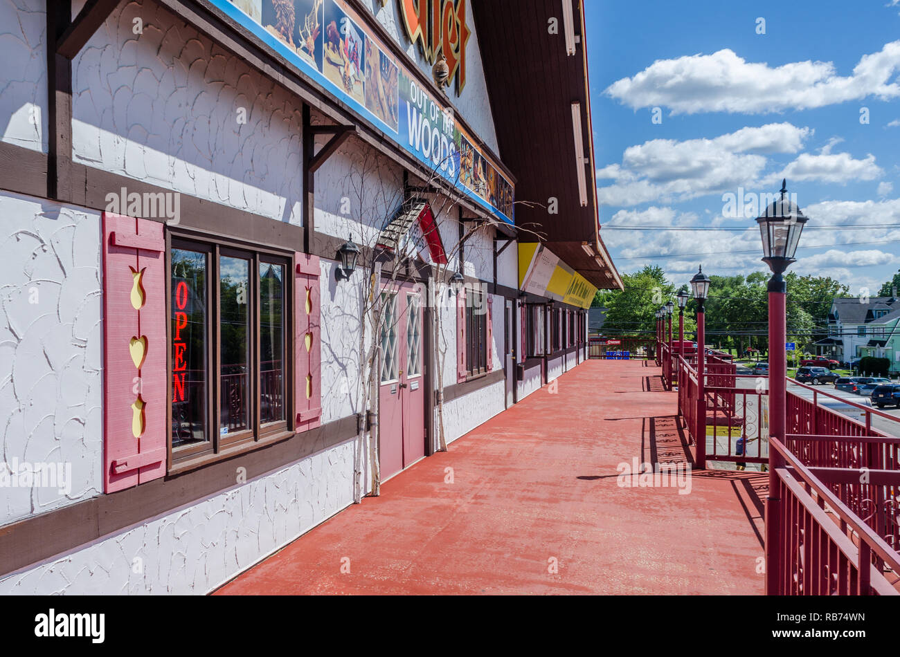 Edifici in Wisconsin Dells Foto Stock