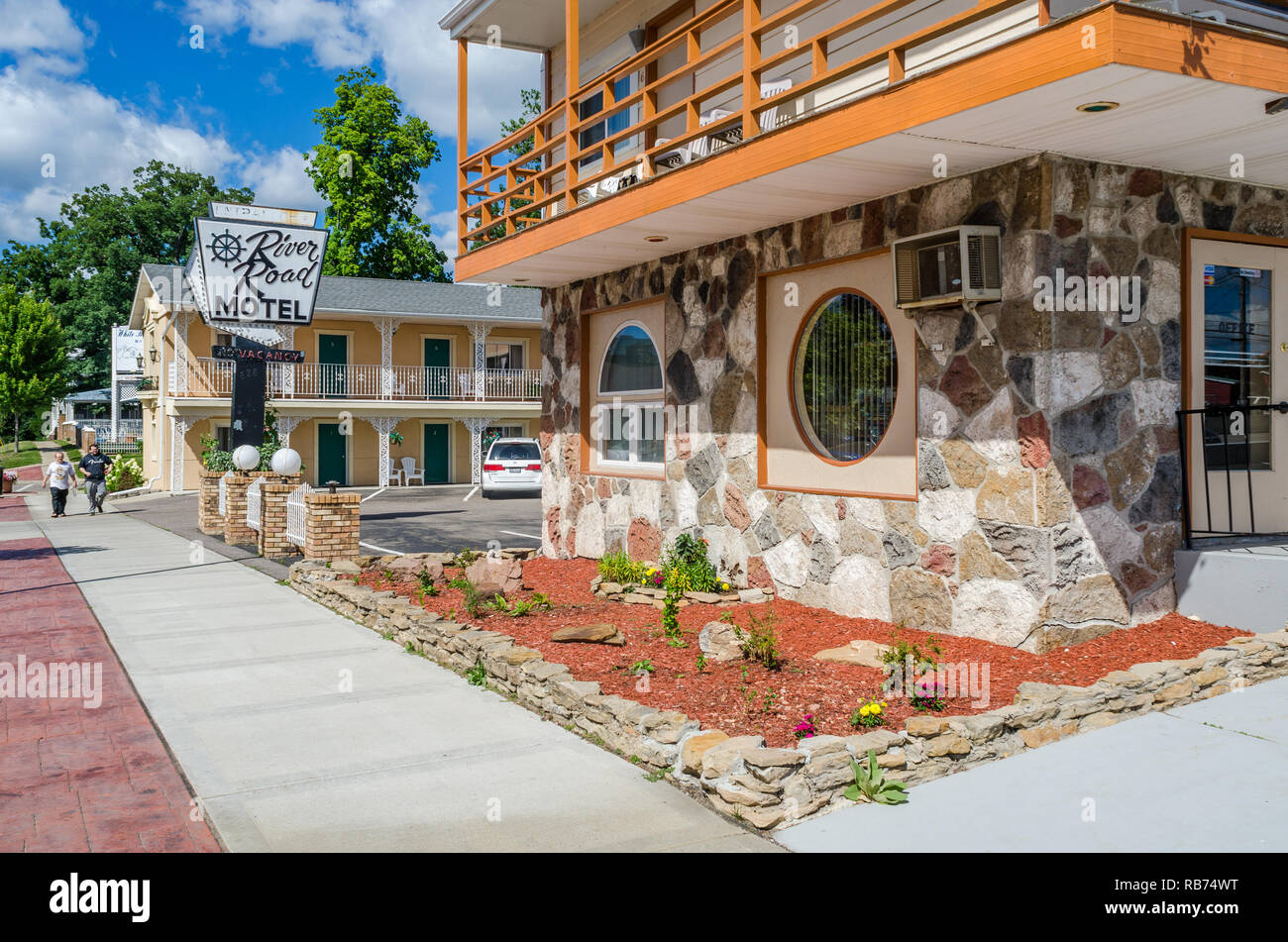 Edifici in Wisconsin Dells Foto Stock