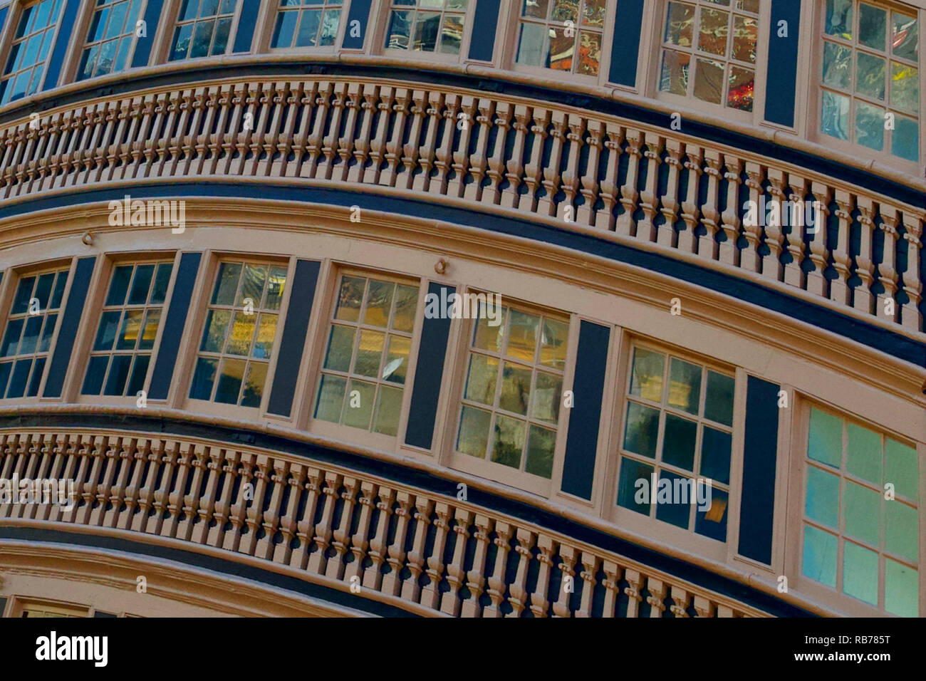 HMS Victory, Portsmouth, Hampshire, Inghilterra. Foto Stock