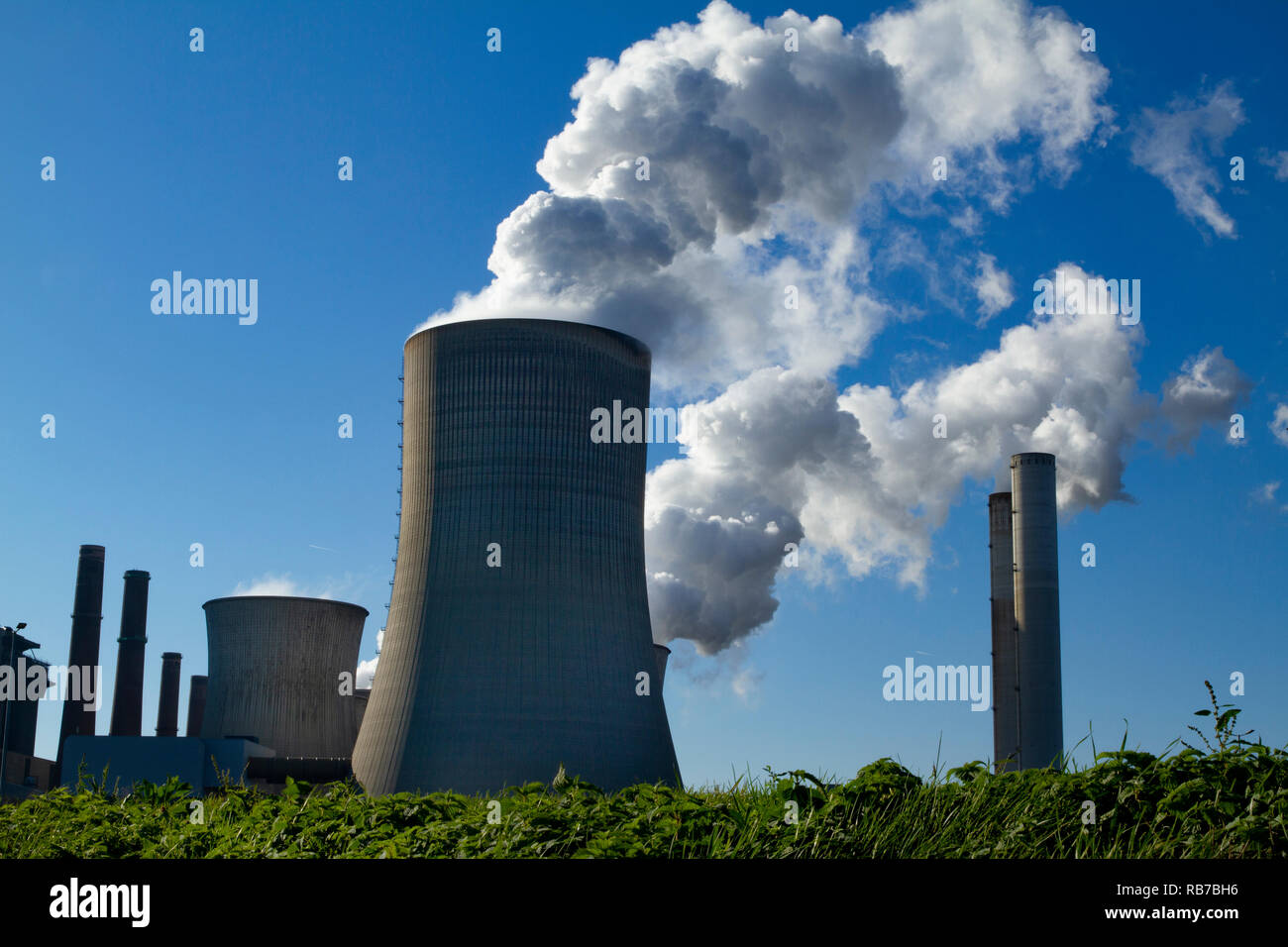 RWE Kraftwerk Niederaußem, 17.11.2018 Foto Stock