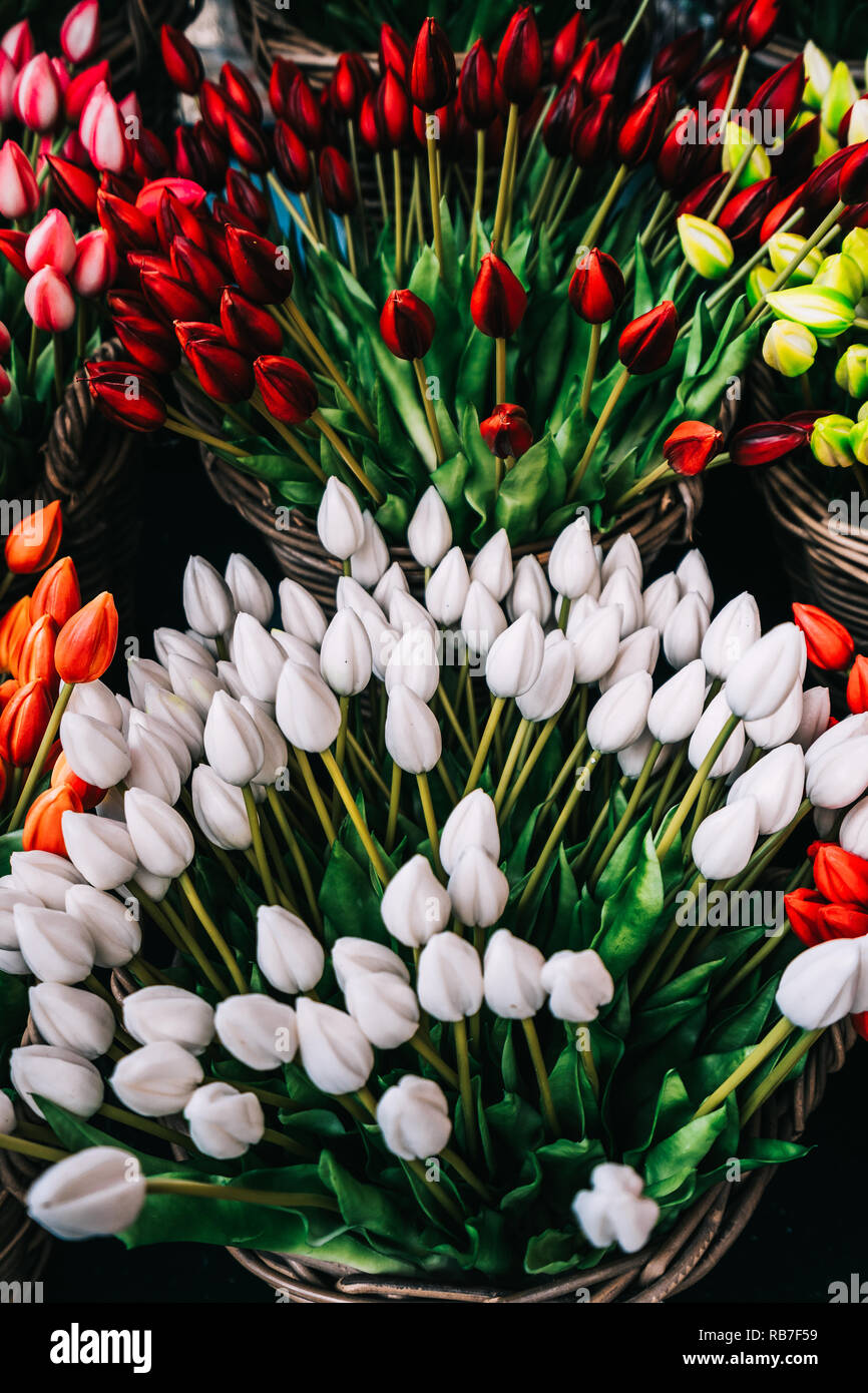 Cestini di tulipani immagini e fotografie stock ad alta risoluzione - Alamy
