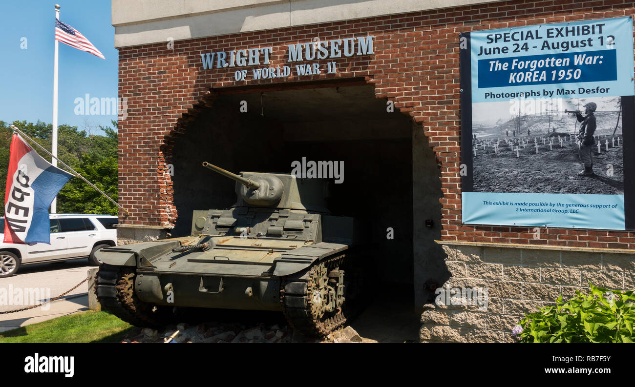 Wright Museo della II Guerra Mondiale Wolfeboro New Hampshire Foto Stock