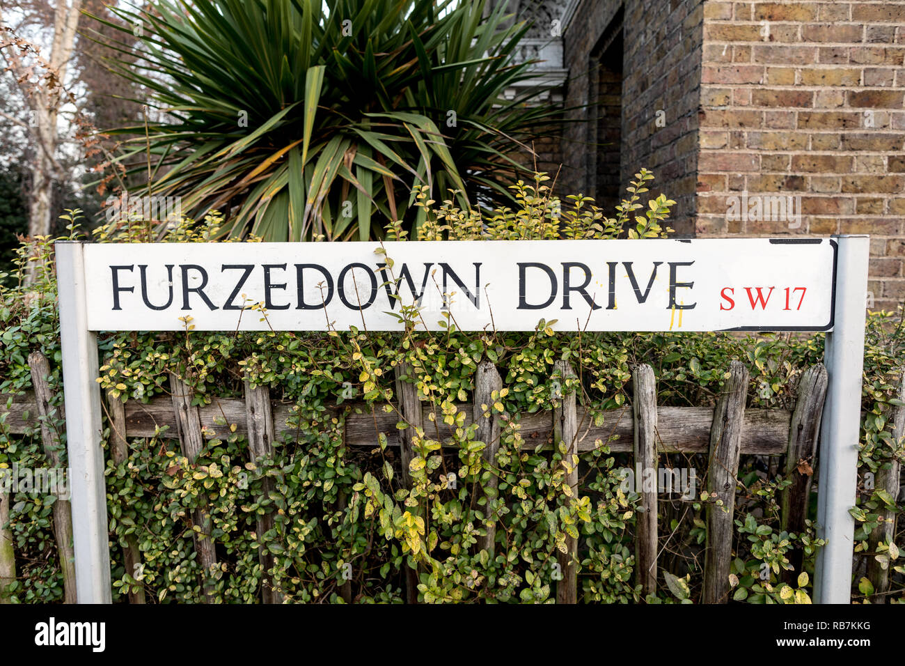 Furzedown Drive South London REGNO UNITO Foto Stock