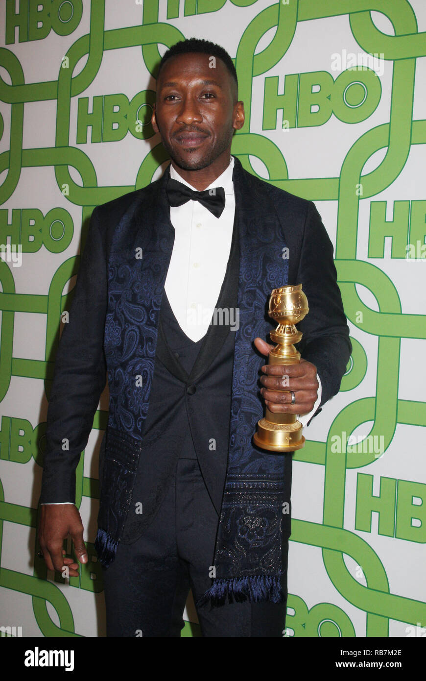 Mahershala Ali 01/06/2019 La 76th Annuale di Golden Globe Awards HBO dopo essere partito svoltasi a circa 55 ristorante presso il Beverly Hilton di Beverly Hills, CA Foto di Izumi Hasegawa / HNW / PictureLux Foto Stock