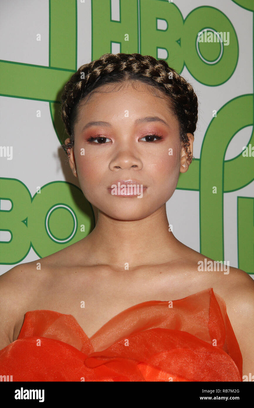 Tempesta Reid 01/06/2019 La 76th Annuale di Golden Globe Awards HBO dopo essere partito svoltasi a circa 55 ristorante presso il Beverly Hilton di Beverly Hills, CA Foto di Izumi Hasegawa / HNW / PictureLux Foto Stock
