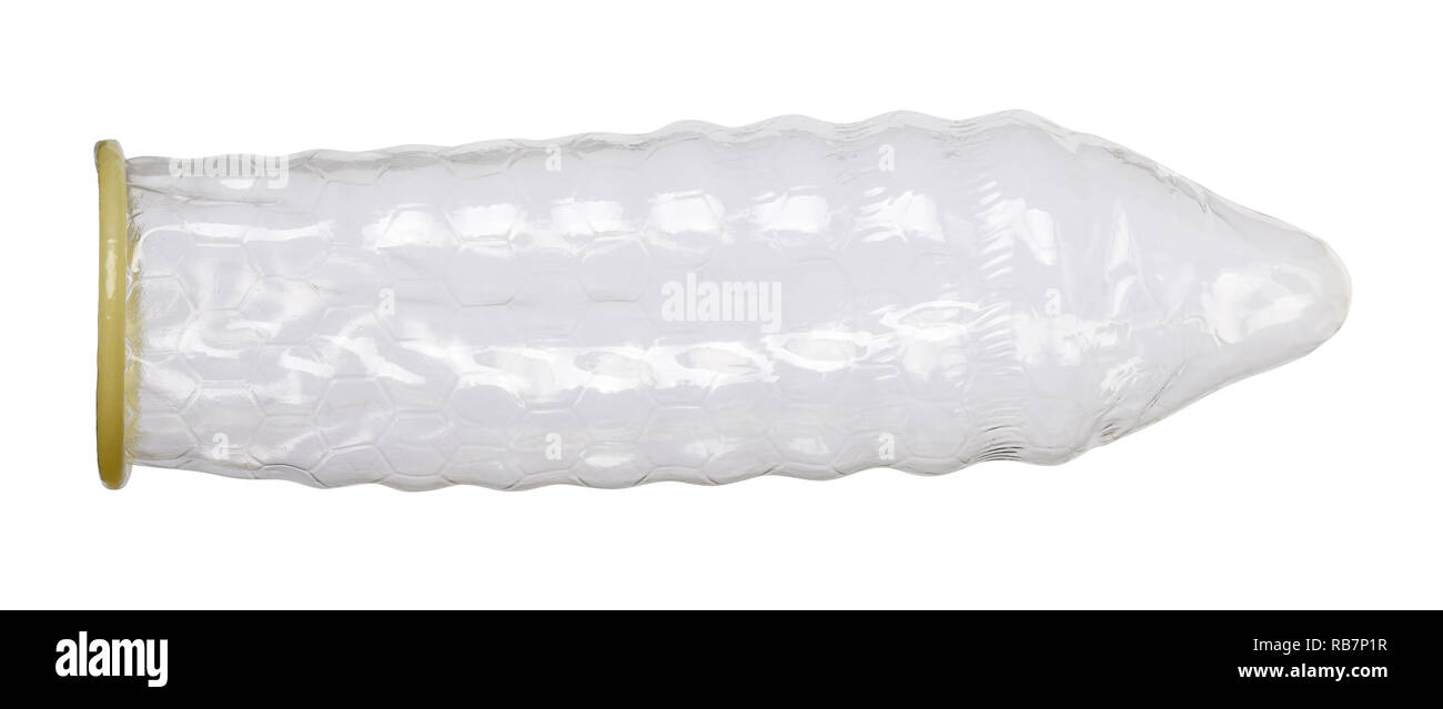 Un Lelo esagonale condom in lattice Foto Stock
