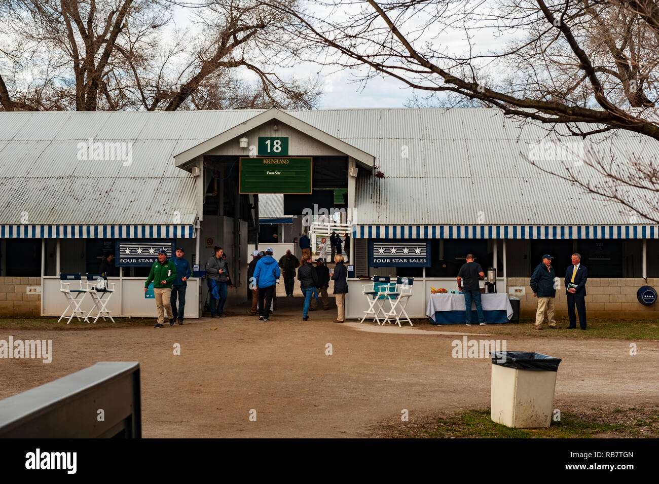 Keeneland Gennaio 2019 cavalli purosangue vendite in Lexington Kentucky (USA) Foto Stock