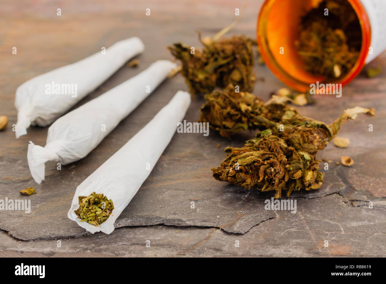 La marijuana per uso medico Foto Stock