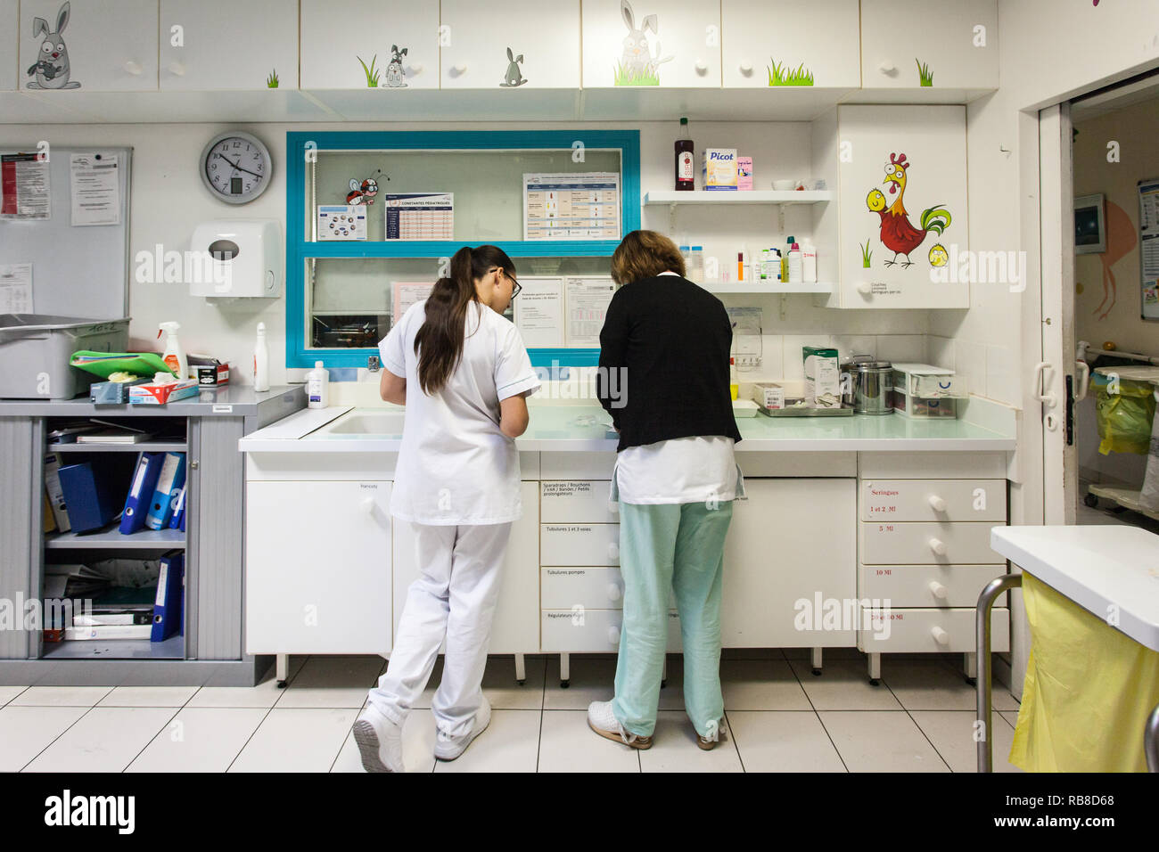 Servizio pediatrico Foto Stock