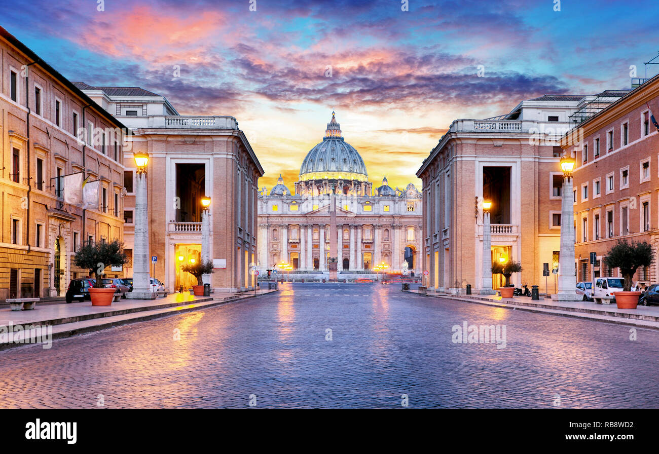 Roma, Città del Vaticano Foto Stock