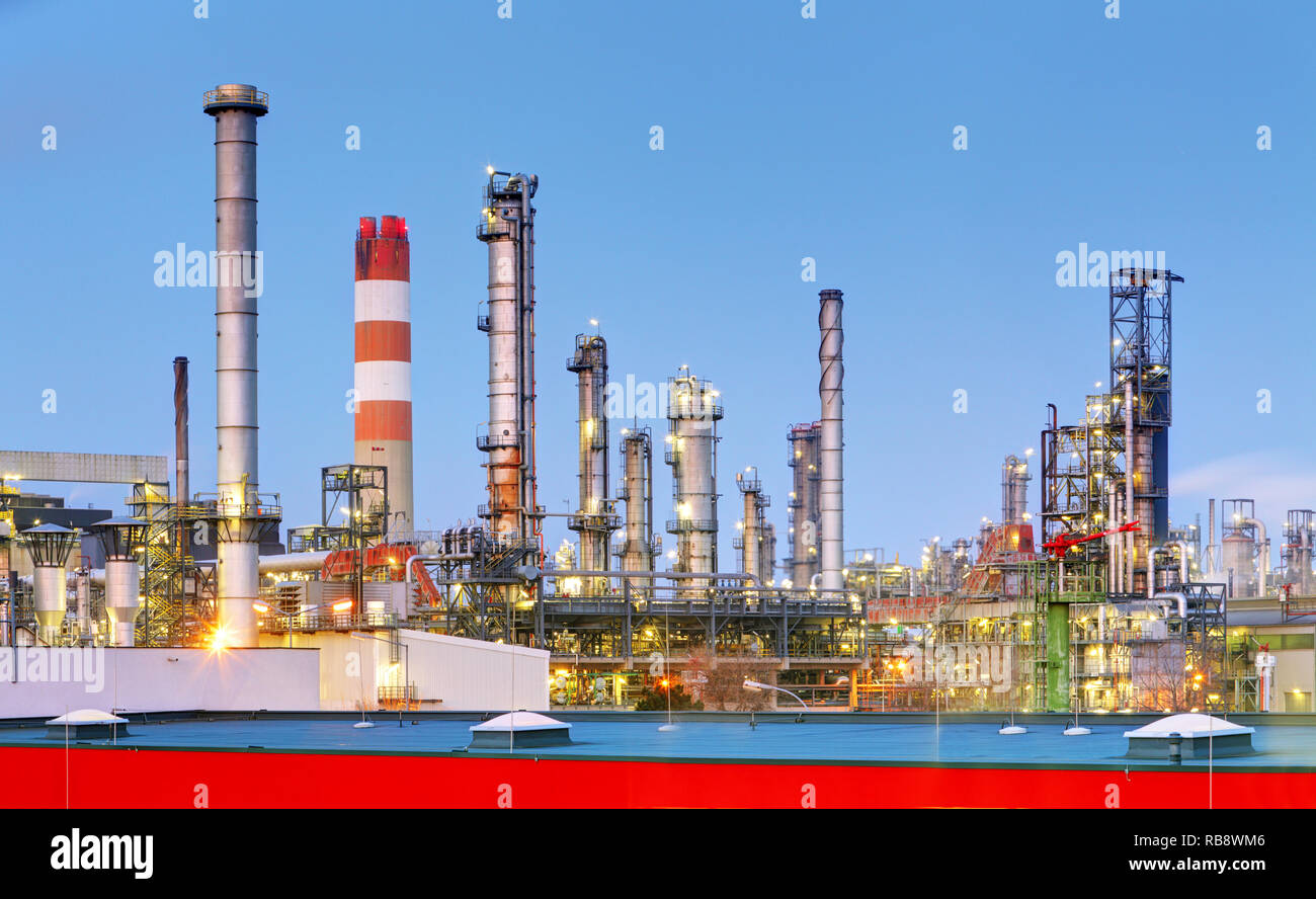 Industria Petrolifera - Impostazioni di fabbrica Foto Stock