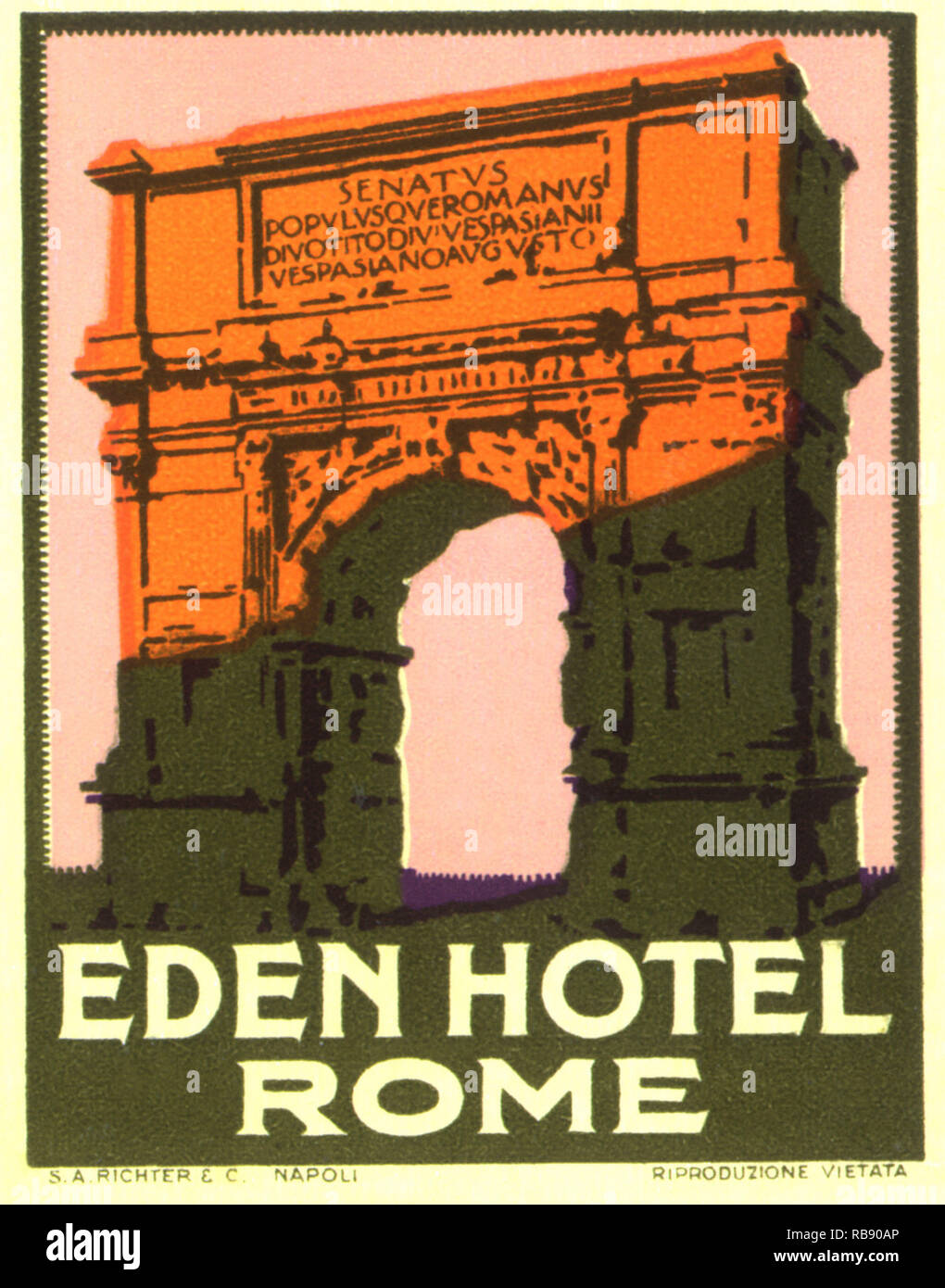 Roman Arco Trionfale Foto Stock