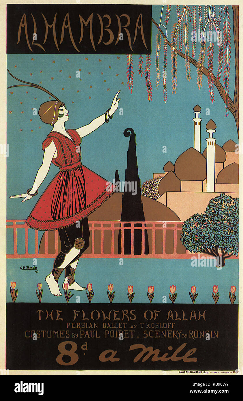 Donna in abito Persiano Foto Stock