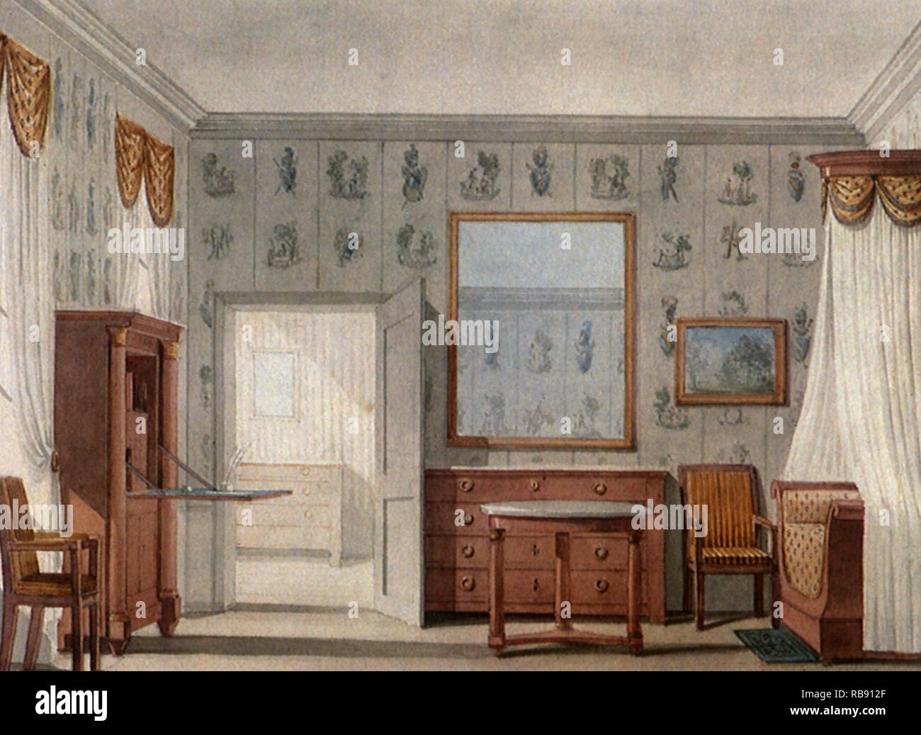 Studio dell'artista Foto Stock