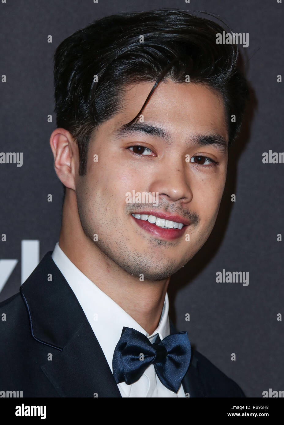 BEVERLY HILLS, Los Angeles, CA, Stati Uniti d'America - 06 gennaio: Ross Butler arriva a 2019 InStyle e Warner Bros Foto Golden Globe Awards After Party tenuto presso il Beverly Hilton Hotel il 6 gennaio 2019 in Beverly Hills Los Angeles, California, Stati Uniti. (Foto di Xavier COLLIN/Image Press Agency) Foto Stock