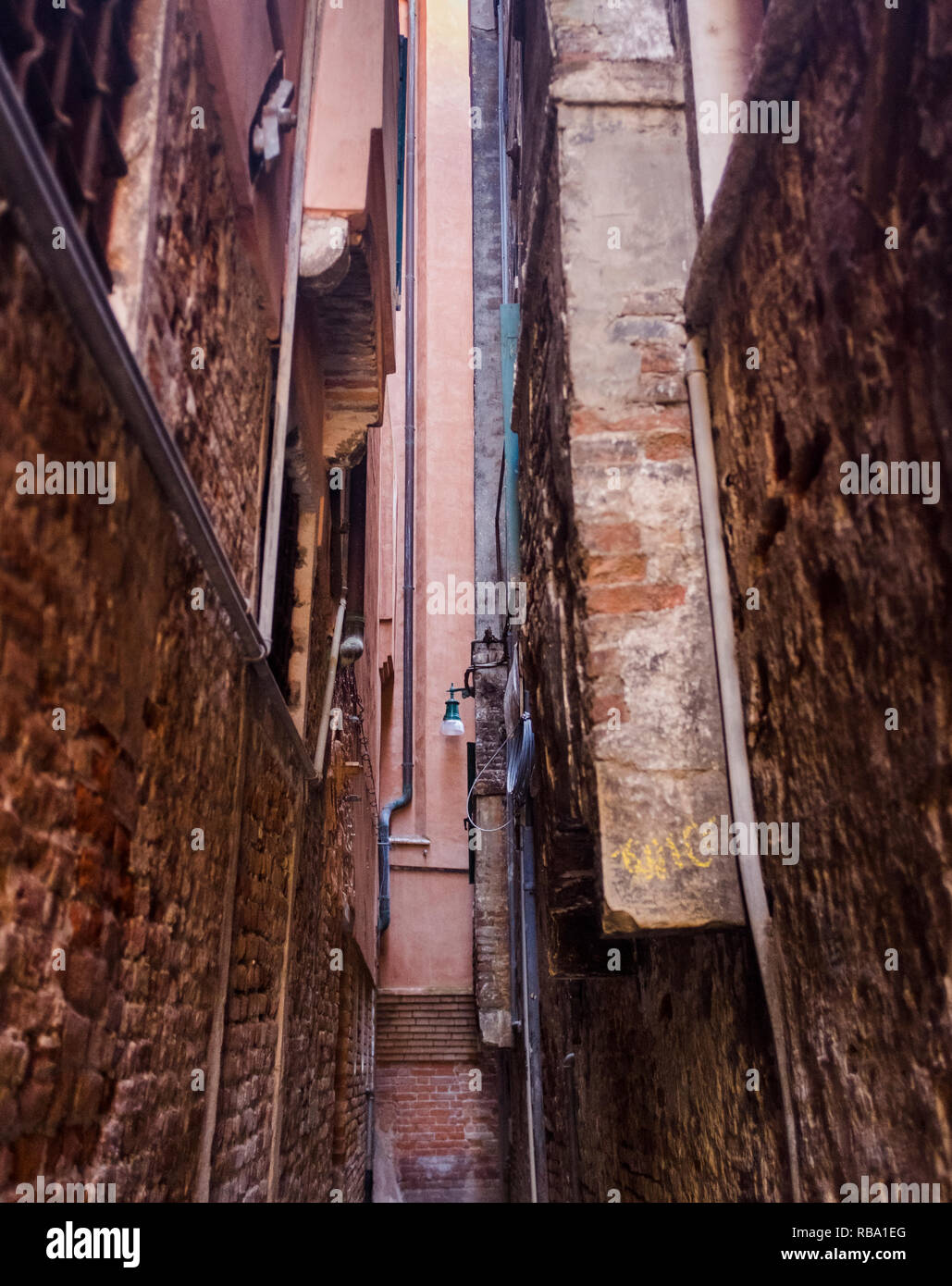 Le scene e i dettagli da strade e canali di Venezia, Italia Foto Stock
