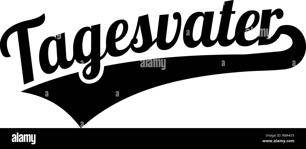 Childminder o babysitter maschio tedesco rétro Foto Stock