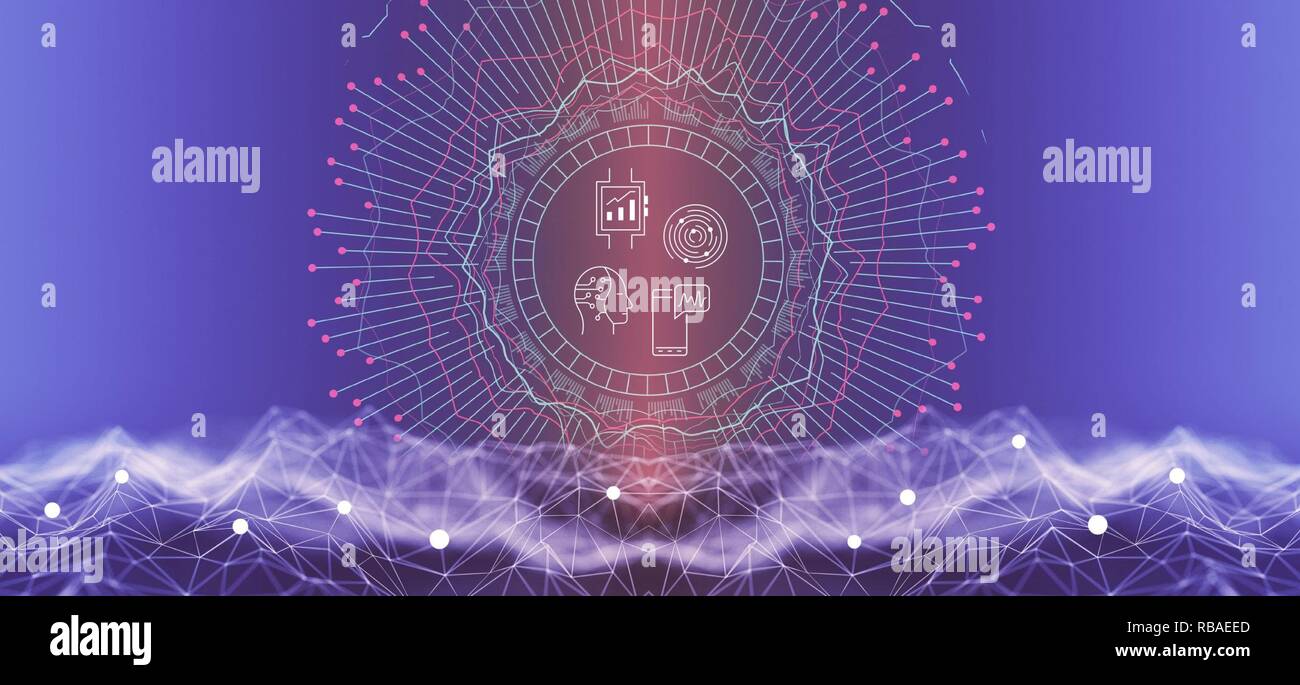 La pionieristica frontiera dati: Digital Battlespace Management Foto Stock