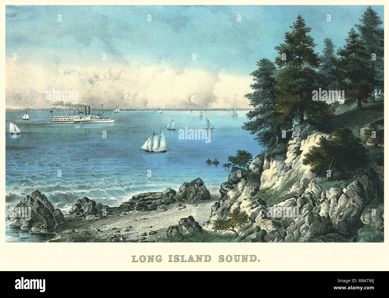 Long Island Sound Foto Stock