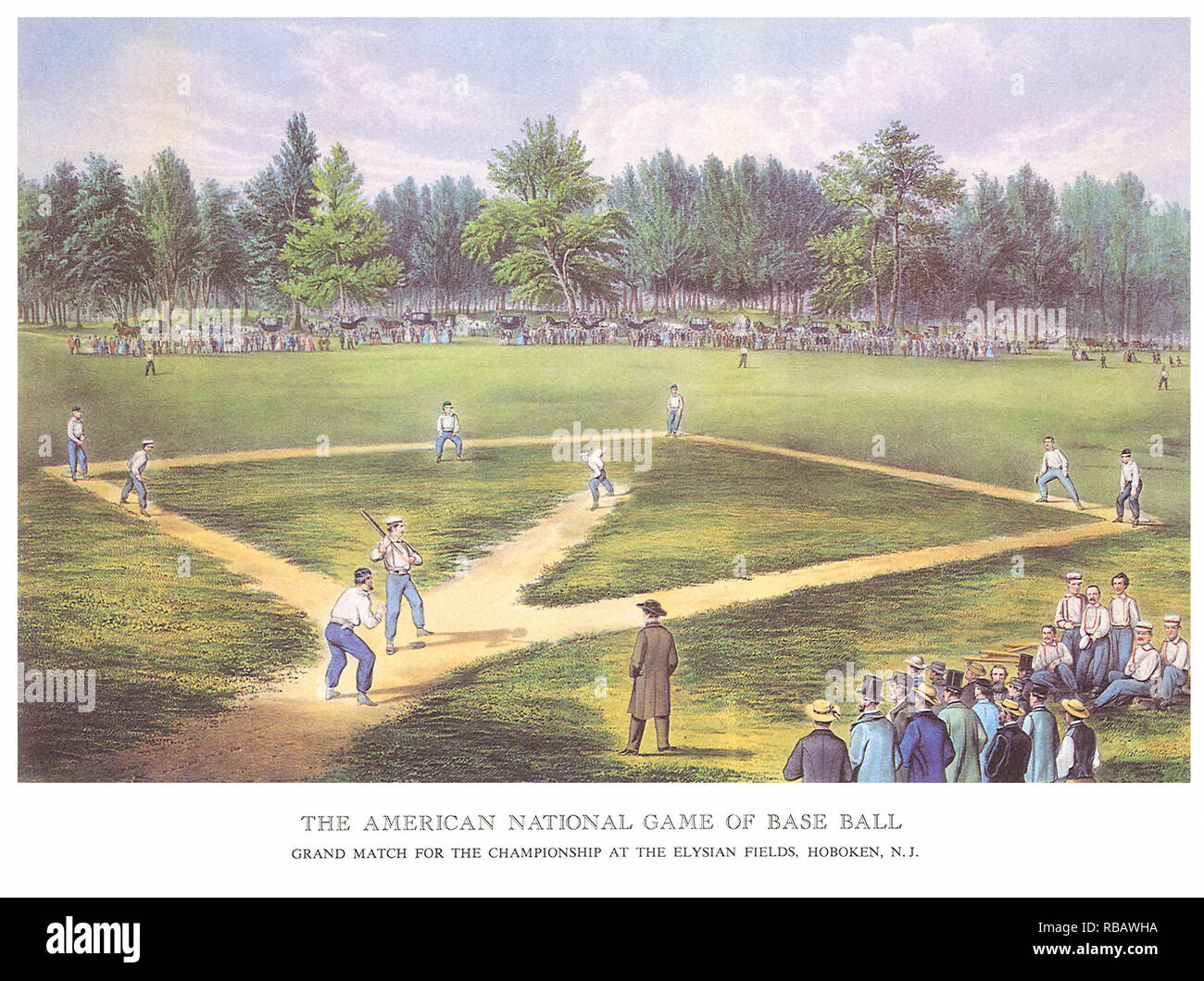 American National Game di Basebal. Foto Stock