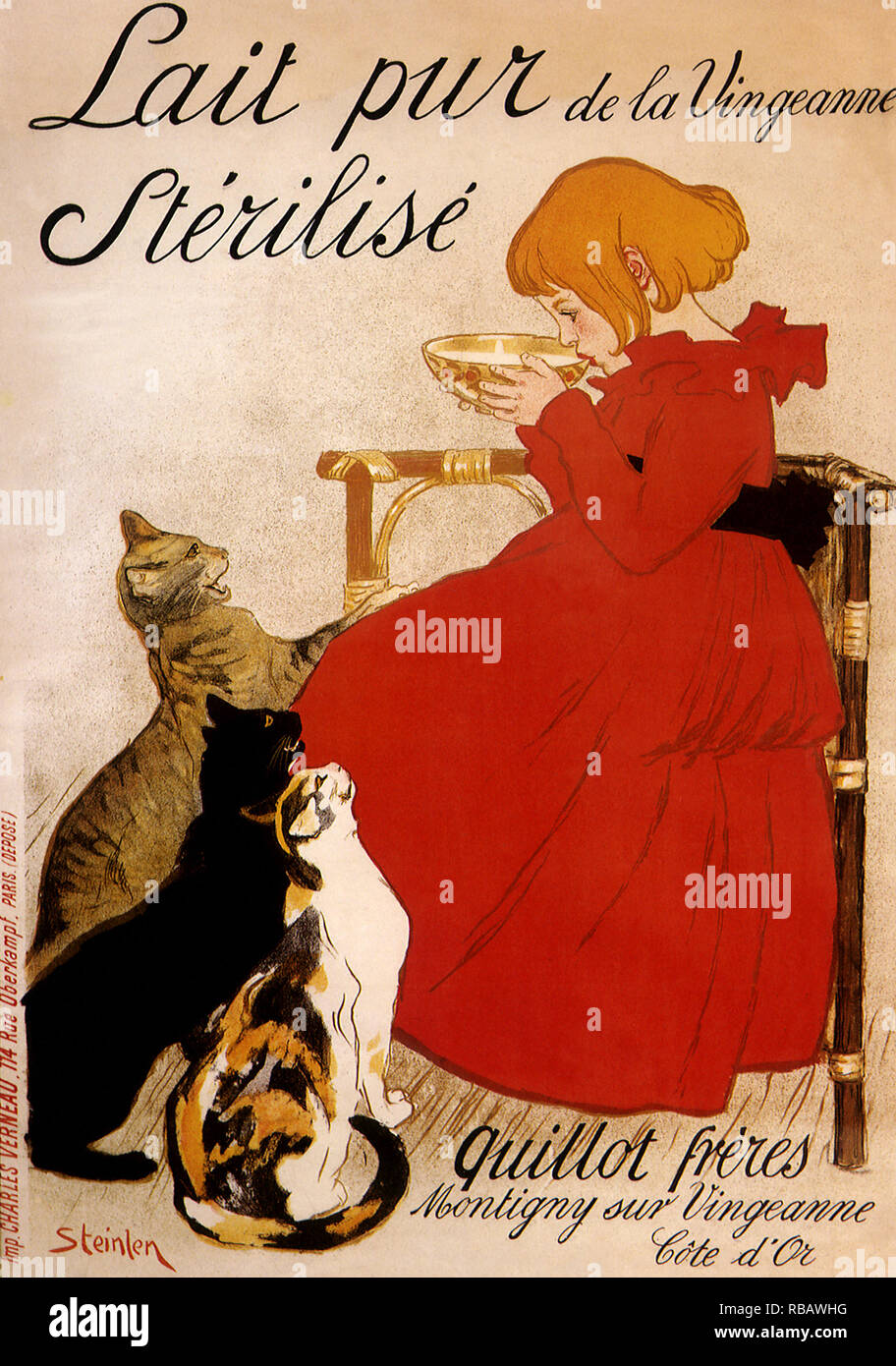 Lait Pur sterilizzare. Foto Stock