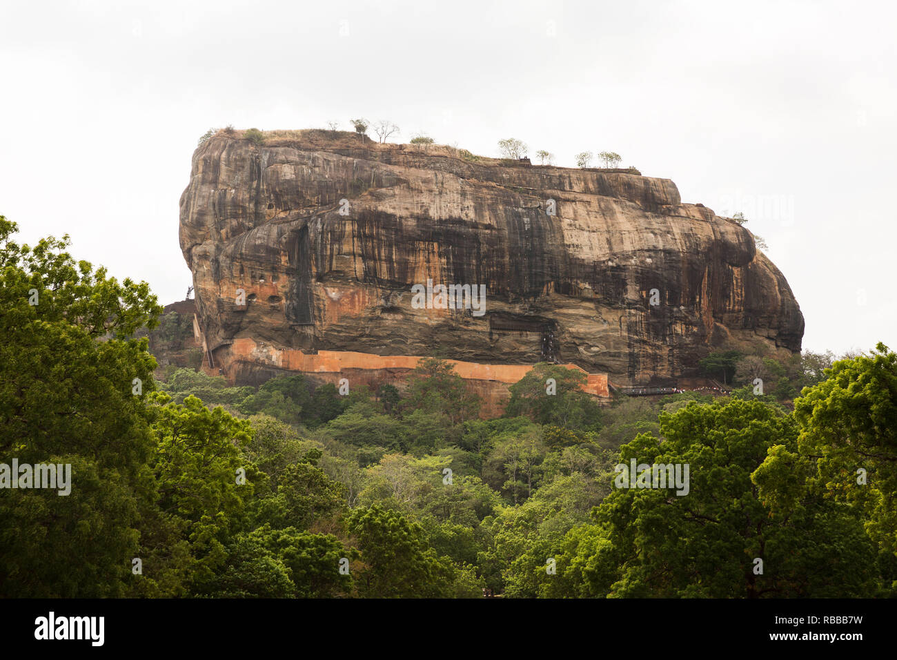 Sigiriya rock fortezza, Sri Lanka. Luglio 2017 Foto Stock