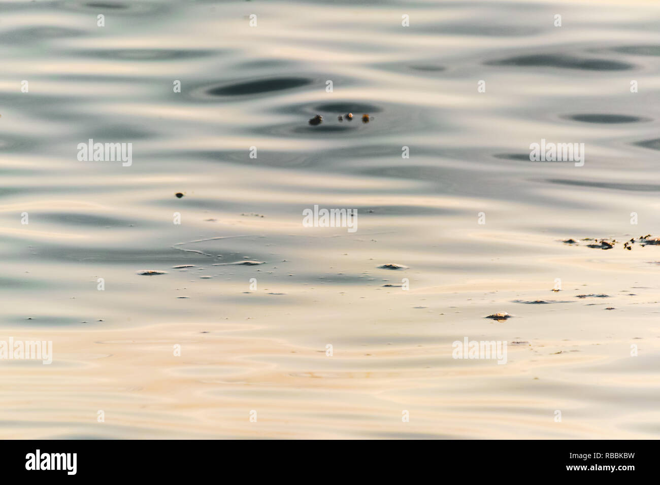 Foto di Soft oceano onde Texture Pattern Foto Stock