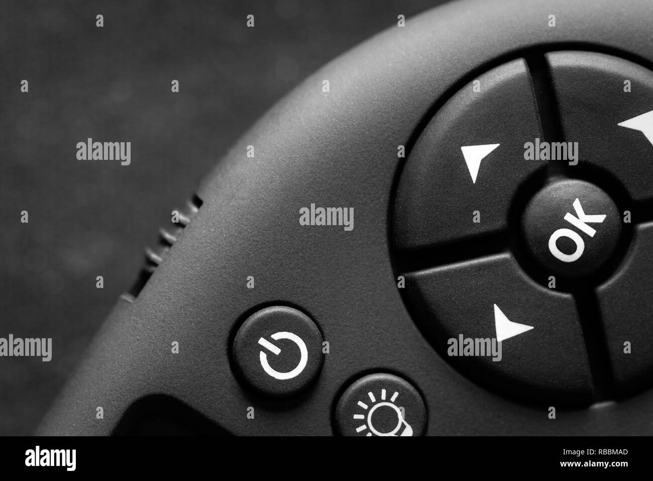 Gioco joystick close-up sullo sfondo Foto Stock