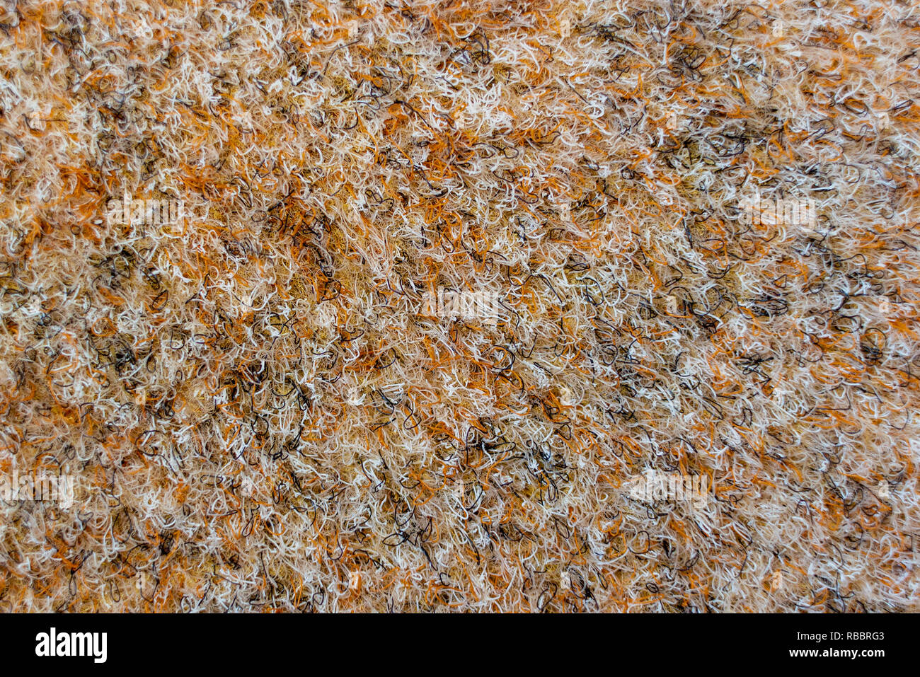 Tappeto sintetico tessile sfondo texture close up Foto Stock