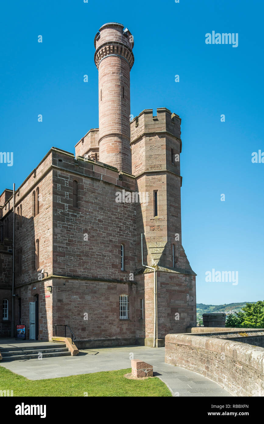 Il castello di Inverness in Inverness, Scotland, Regno Unito, Europa. Foto Stock