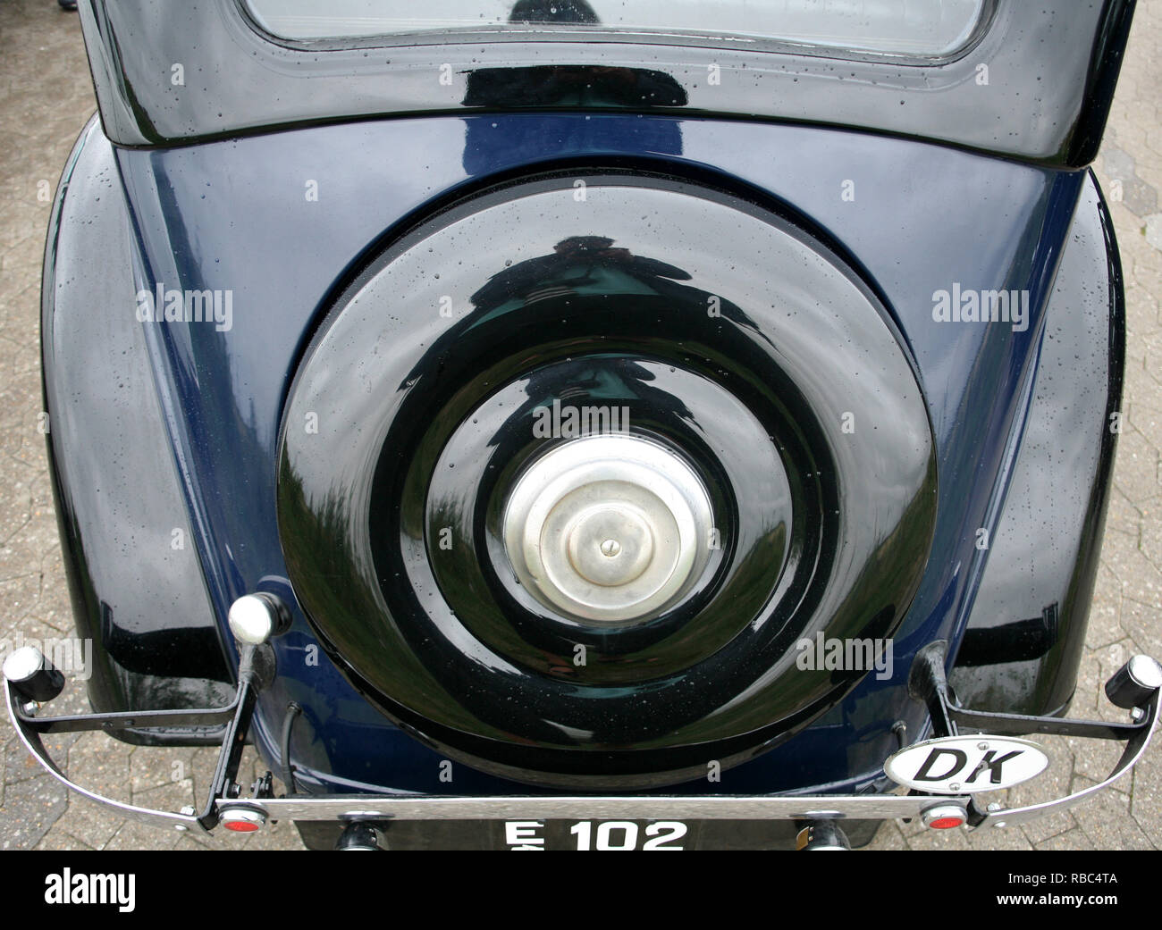 Close up di antica collezione auto d'epoca Foto Stock